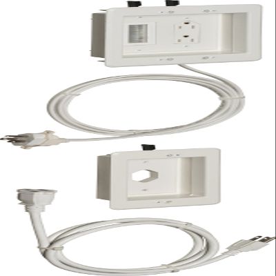 Arlington TVBR21K-1 In-Wall Wiring Kit, Pre-Wired TV Bridge Kit, 1-Gang and 2-Gang, 1-Pack