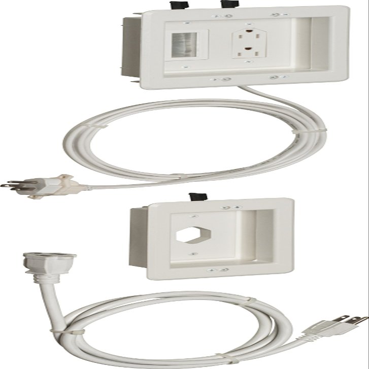 Arlington TVBR21K-1 In-Wall Wiring Kit, Pre-Wired TV Bridge Kit, 1-Gang and 2-Gang, 1-Pack