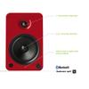 Kanto YU6GR Powered Bookshelf Speakers with Bluetooth and Phono Preamp | Pair | Gloss Red view 2