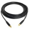 6 Foot Hi-Resolution RG59 RCA to RCA 75 Ohm Composite Video Cable assembled by Custom Cable Connection view 1