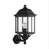 Sea Gull Lighting Generation 8638701-12 Transitional One Light Outdoor Wall Lantern from Seagull-Sevier Collection in Black Finish, Large view 2