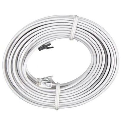 MaxLLTo 100 FT Feet RJ11 4C Modular Telephone Extension Phone Cord Cable Line Wire White