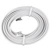 MaxLLTo 100 FT Feet RJ11 4C Modular Telephone Extension Phone Cord Cable Line Wire White view 1