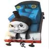 4 Inch Thomas The Tank Engine & Friends Blue No. 1 Removable Wall Decal Sticker Art Home Decor 2 1/2 inches Wide by 4 inches Tall view 1