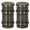 Urbanest Set of 2 Spina Lamp Finials, 1 1/4-inch Tall, Antique Brass view 1