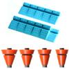Wedgek AZ4 Angle Guides Combo, Blue for Sharpening Stones, Orange for Rods view 1