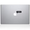 The Decal Guru I Rock Speech Bubble MacBook Decal Vinyl Sticker - 15" MacBook Pro (2016 & Newer) - Black (1096-MAC-15X-BLA) view 1