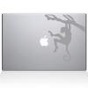 The Decal Guru Monkey Branch MacBook Decal Vinyl Sticker - 15" MacBook Pro (2016 & Newer) - Silver (1130-MAC-15X-S) view 1