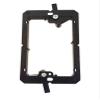 RiteAV 1 Gang 2 Port Cat5e Ethernet Wall Plate - Black - Bracket Included view 2