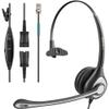 Wantek Corded Telephone Headset Mono w/Noise Canceling Mic + Quick Disconnect view 1