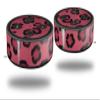 Skin Wrap Decal Set 2 Pack for Amazon Echo Dot 2 - Leopard Skin Pink (2nd Generation ONLY - Echo NOT Included) view 1