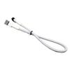Darkside 3-Pin Fan Sleeved Extension Cable, Male-Female, 30cm, White view 1