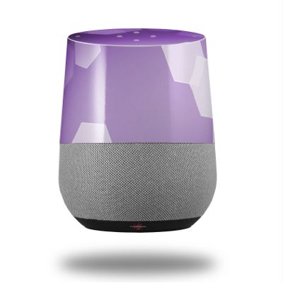 Bokeh Hex Purple - Decal Style Skin Wrap fits Google Home Original (Google Home NOT Included)