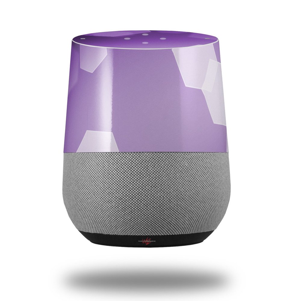 Bokeh Hex Purple - Decal Style Skin Wrap fits Google Home Original (Google Home NOT Included)