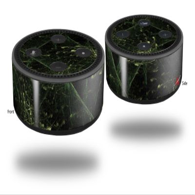 Skin Wrap Decal Set 2 Pack for Amazon Echo Dot 2-5ht-2a (2nd Generation ONLY - Echo NOT Included)