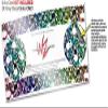 Skin Wrap Decal Set 2 Pack for Amazon Echo Dot 2 - Splatter Girly Skull Rainbow (2nd Generation ONLY - Echo NOT Included) view 3