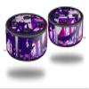 Skin Wrap Decal Set 2 Pack for Amazon Echo Dot 2 - Purple Checker Graffiti (2nd Generation ONLY - Echo NOT Included) view 1