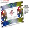 Skin Wrap Decal Set 2 Pack for Amazon Echo Dot 2 - Fireworks (2nd Generation ONLY - Echo NOT Included) view 3