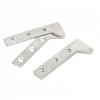 uxcell 62mmx24mm 6 Holes 360 Degree Rotatable Door Pivot Hinges Silver Tone 2pcs view 1