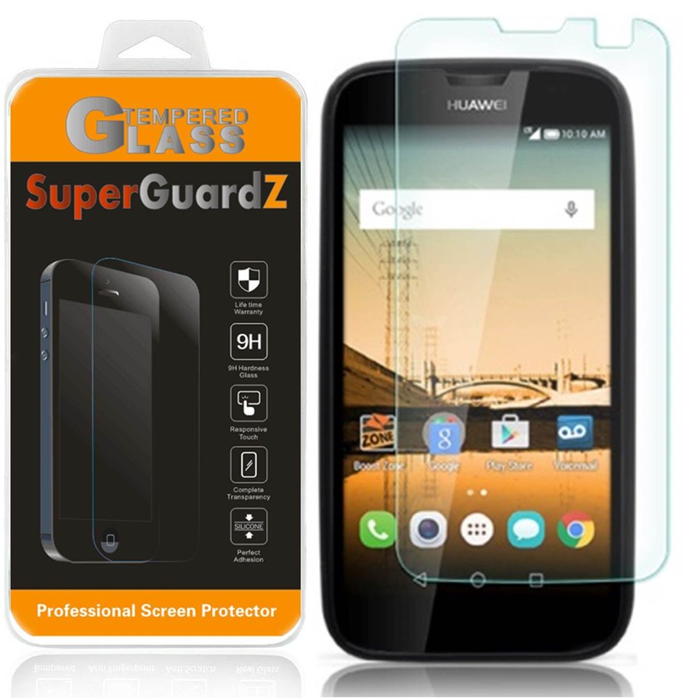 [3-Pack] for Huawei Union - SuperGuardZ Tempered Glass Screen Protector, 9H, 0.3mm, 2.5D Round Edge, Anti-Scratch, Anti-Bubble