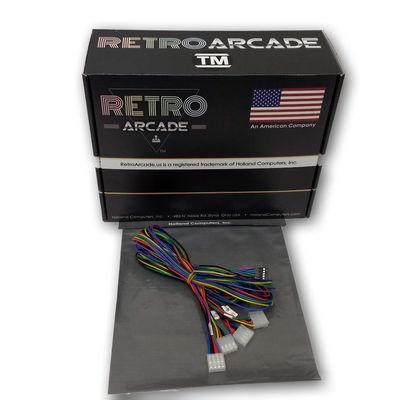 RetroArcade.us Jamma Trackball Interface Wiring Harness for 3" Trackball for 138-in-1, 276-in-1, 352-in-1, 412-in-1 PCBs
