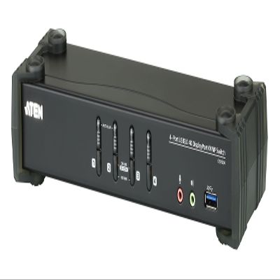Aten CS1924 4Port USB3.0 4K DisplayPort KVMP Switch Support up to 4096x2160 at 60Hz Retail