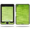 MightySkins Skin Compatible with Lifeproof Apple iPad Mini 4 Case nuud Case wrap Cover Sticker Skins Green Fabric view 1