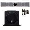 Wet Sounds Package - White Stealth 6 Ultra HD Sound Bar w/Remote and AS-10 10" 500 Watt Powered Stealth Subwoofer view 1