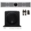 Wet Sounds Package - White Stealth 6 Ultra HD Sound Bar w/Remote and AS-10 10" 500 Watt Powered Stealth Subwoofer view 2