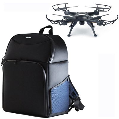 Navitech Rugged Black & Blue Backpack/Rucksack Compatible with The LAMASTON X5SW-1