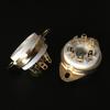 100Pcs 8Pin Gold Vacuum Tube Socket Valve Base for VP41 SP42 Audio Amplifier DIY view 4