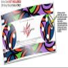 Skin Wrap Decal Set 2 Pack for Amazon Echo Dot 2 - Crazy Dots 02 (2nd Generation ONLY - Echo NOT Included) view 3