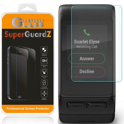 [2-Pack] for Garmin Vivoactive HR - SuperGuardZ Tempered Glass Screen Protector, 9H, 0.3mm, 2.5D Round Edge, Anti-Scratch, Anti-Bubble