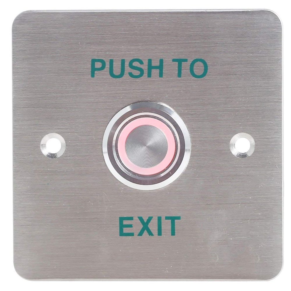 UHPPOTE Waterproof IP68 Stainless Steel Piezoelectric Release Exit Push to Exit Button