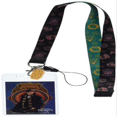 Fantastic Beast Lanyard with Soft Touch Charm & Card Holder Novelty