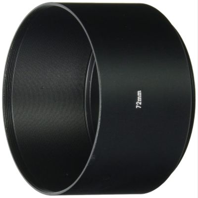 NinoLite Telephoto Lens Hood 72mm Screw-in Camera Lens Protection Metal Lens Hood to Prevent Flare and Ghosting