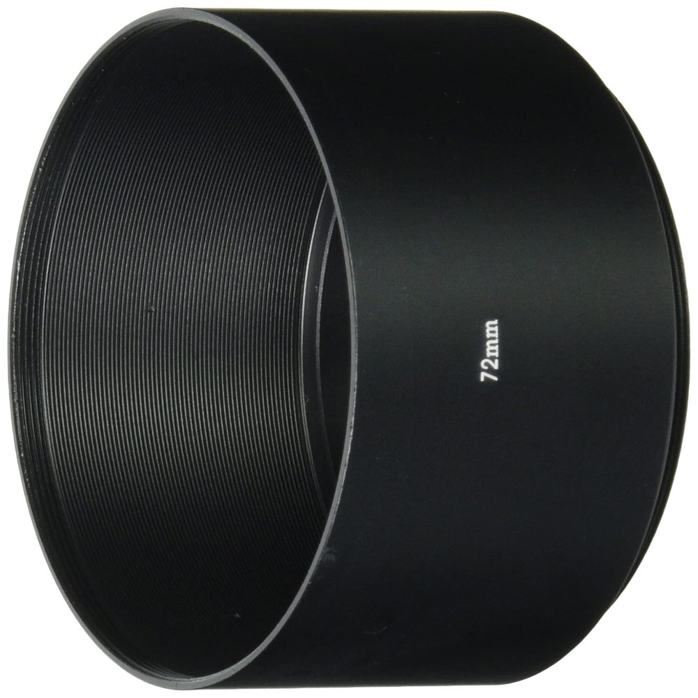 NinoLite Telephoto Lens Hood 72mm Screw-in Camera Lens Protection Metal Lens Hood to Prevent Flare and Ghosting