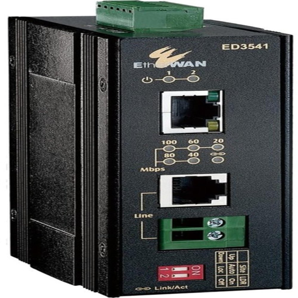 ED3541 - Hardened, DIN-Rail 10/100BASE-TX Ethernet Extender