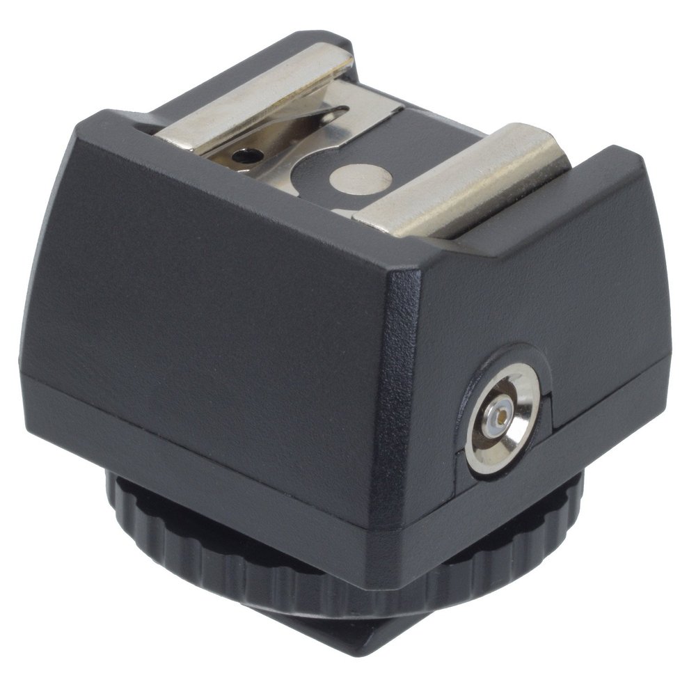 Etsumi Hot Shoe Adapter DX Camera Hot Shoe to Sync Contact (PC Type/3.5mm Jack) Hot Shoe E-6785