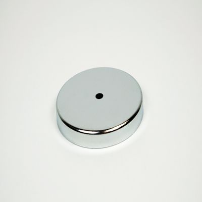 3in Ceramic Chrome Plated Magnet, 95lb Pull