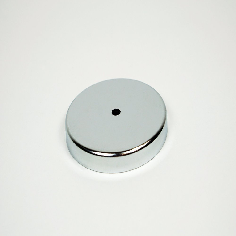 3in Ceramic Chrome Plated Magnet, 95lb Pull