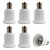 E-Simpo 6pcs BA15S to E26/E27 Light Socket Adapter BA15S Light Socket Adapter to Standard Medium Edison Screw Bulb Base Adapter (BA15S to E26/E27 Adapter) view 1