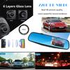 Panlelo PAC30P32 Dash Cam Dual Lens Rearview Mirror Vehicle DVR Car Camera Car Video Recorder for Vehicles Front and Rear DVR, 4.3 Inch Screen, Enhanced HD720P with 32G Memory Card view 3
