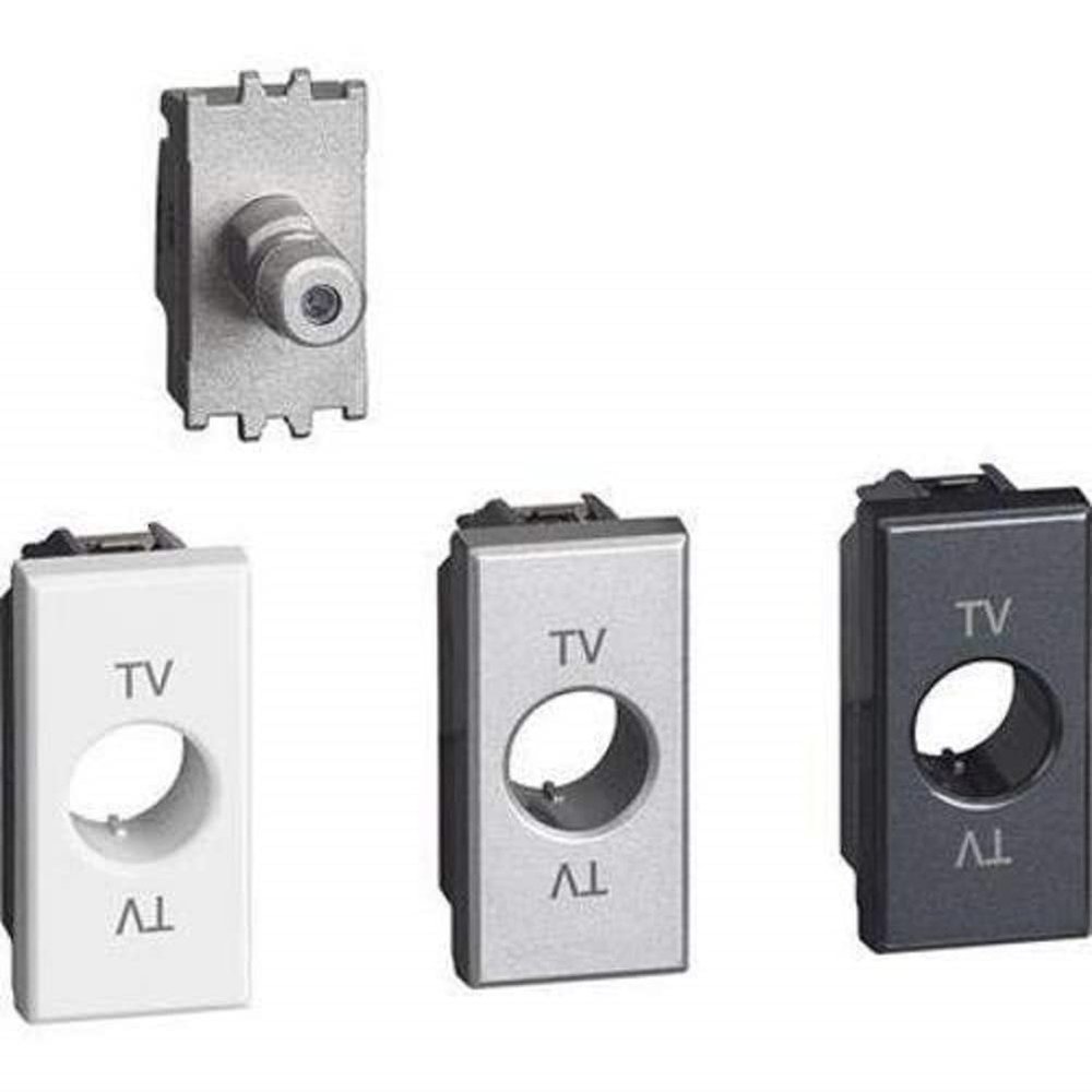 BTicino h4202 F Axolute F Type Coaxial SAT Socket, 1 m