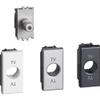 BTicino h4202 F Axolute F Type Coaxial SAT Socket, 1 m view 1