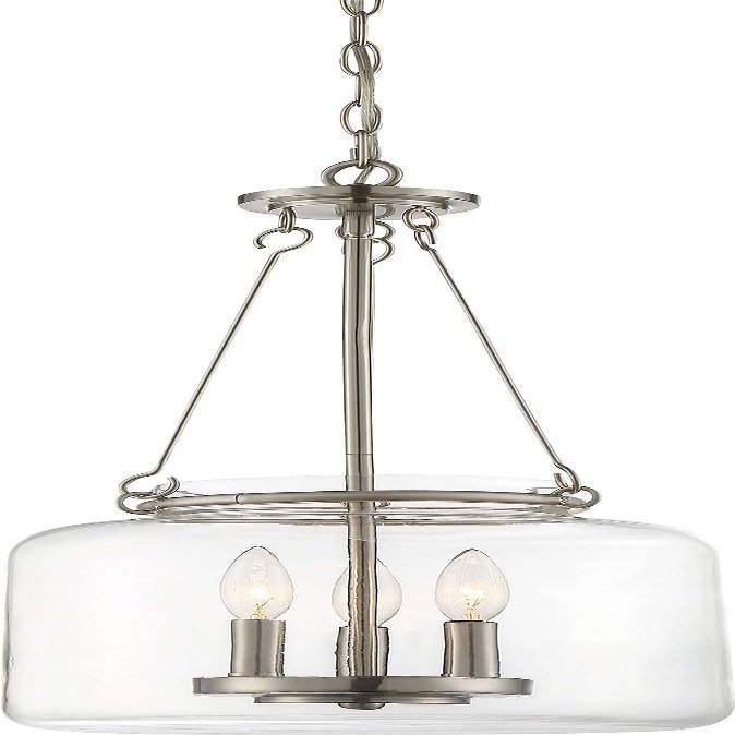 Savoy House 7-9006-3-SN Akron 3-Light Pendant in Satin Nickel