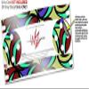 Skin Wrap Decal Set 2 Pack for Amazon Echo Dot 2 - Crazy Dots 04 (2nd Generation ONLY - Echo NOT INCLUDED) view 3