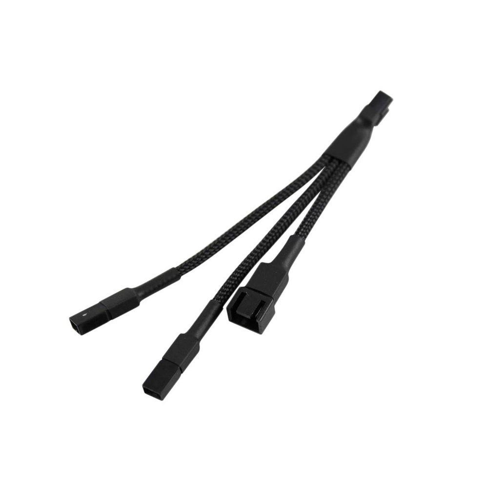 Darkside Connect G2 LED Strip Pass-Through 2-Way Power Cable - 3-Pin (Type 4), 10cm, Jet Black