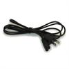 MyCableMart 5ft Figure 8 Power Cord (NEMA 1-15P to C7 Plug 18AWG, Black view 1