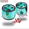 Skin Wrap Decal Set 2 Pack for Amazon Echo Dot 2 - Scales Blue Green (2nd Generation ONLY - Echo NOT Included) view 2